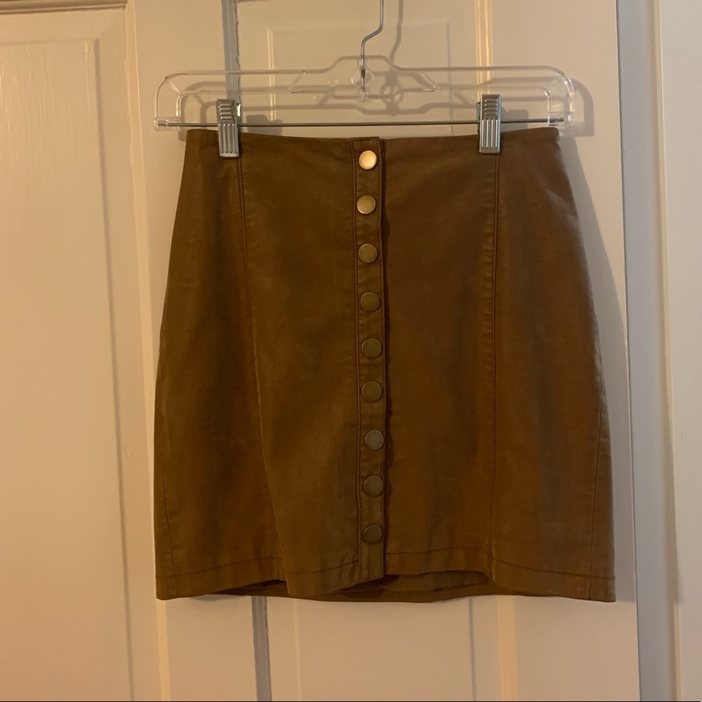 Free people vegan pencil skirt
